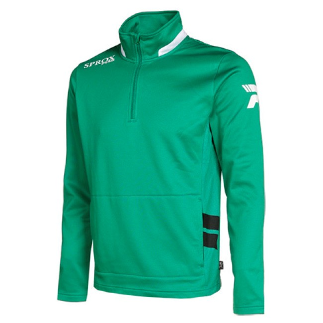 HALF ZIP SWEATER WITH HIGH COLLAR SPROX115 - v2