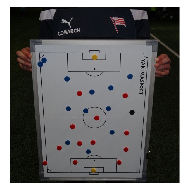 Tablica taktyczna 60x45 z magnesami i markerem