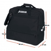 torby i plecaki joma BAG TRAINING III BLACK -MEDIUM-